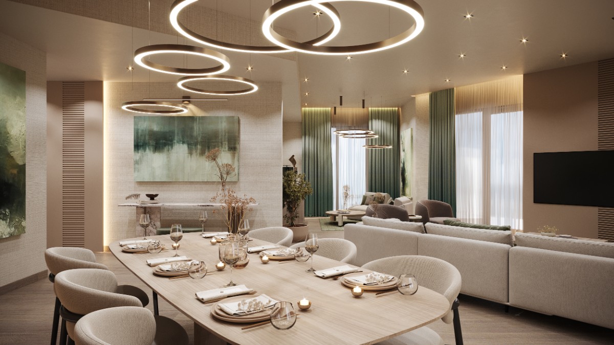 PENTHOUSE - Two Bedroom (sea view + balcony + sofa)